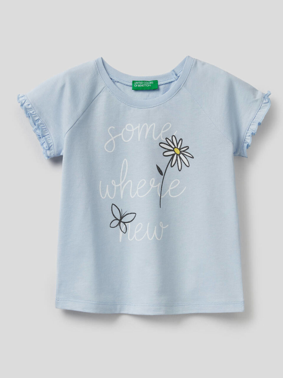 T-shirt avec ruches et paillettes image number 1