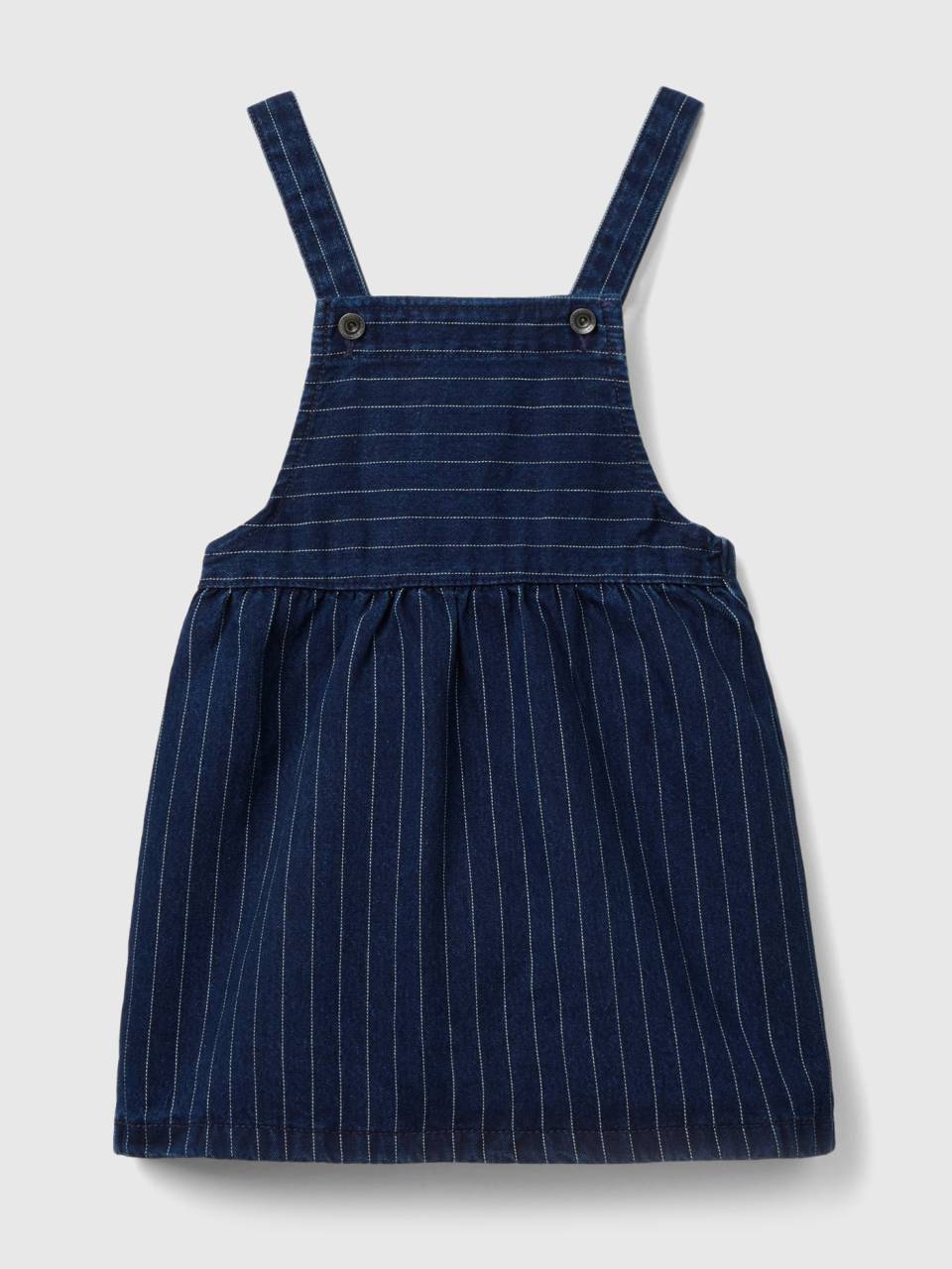 Benetton salopette jeans hotsell