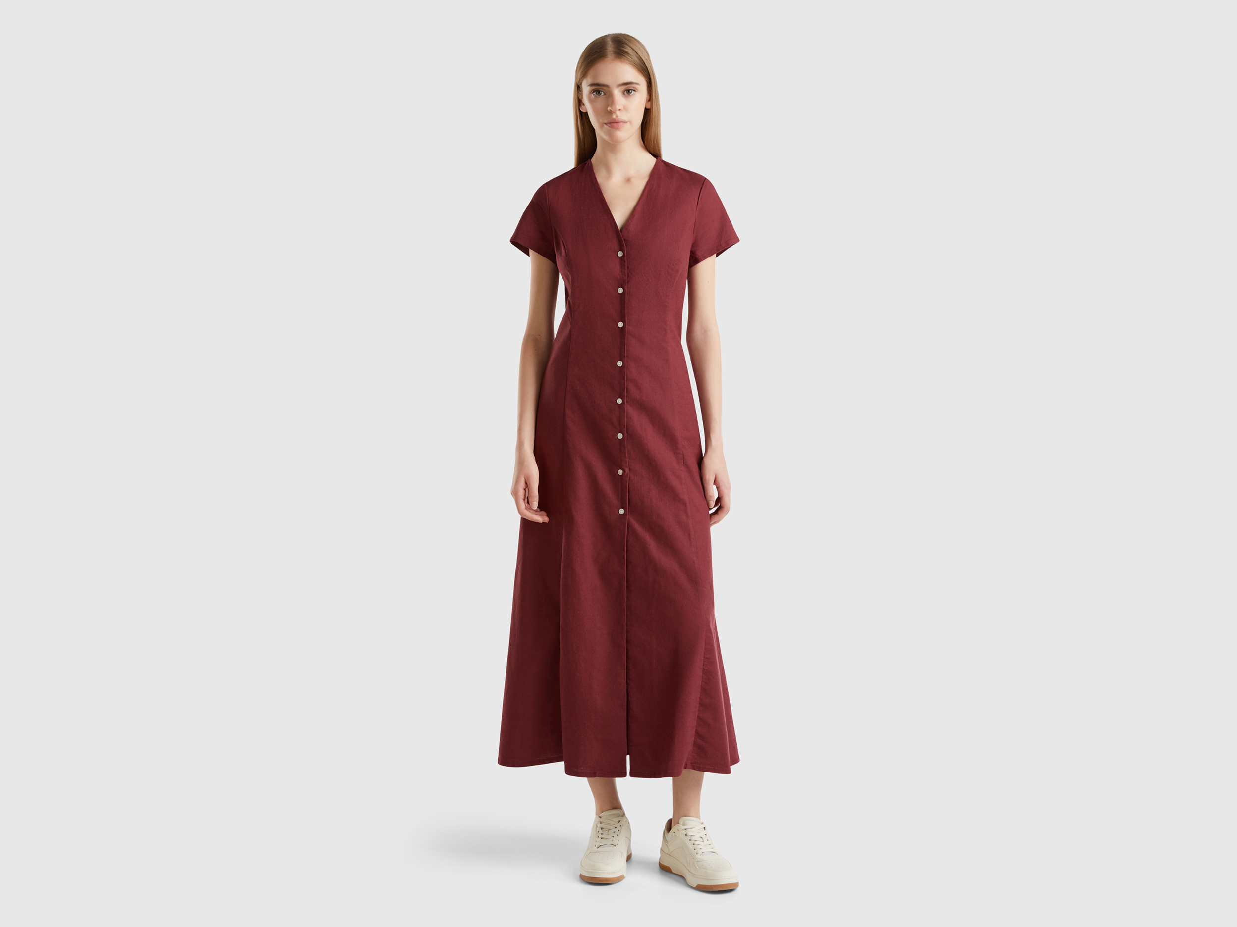 Robe longue benetton best sale
