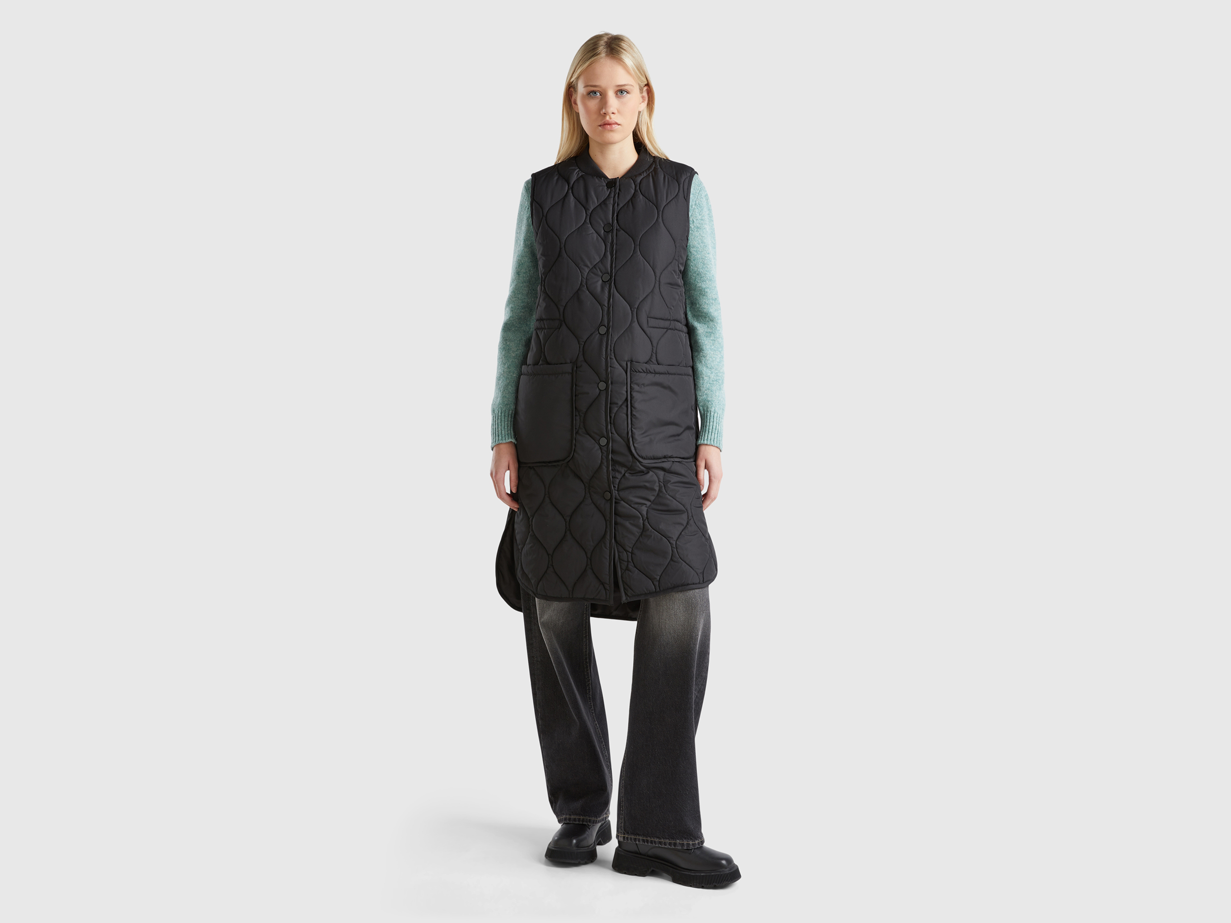 Doudounes Sans Manches Femme Nouvelle Collection 2024 Benetton