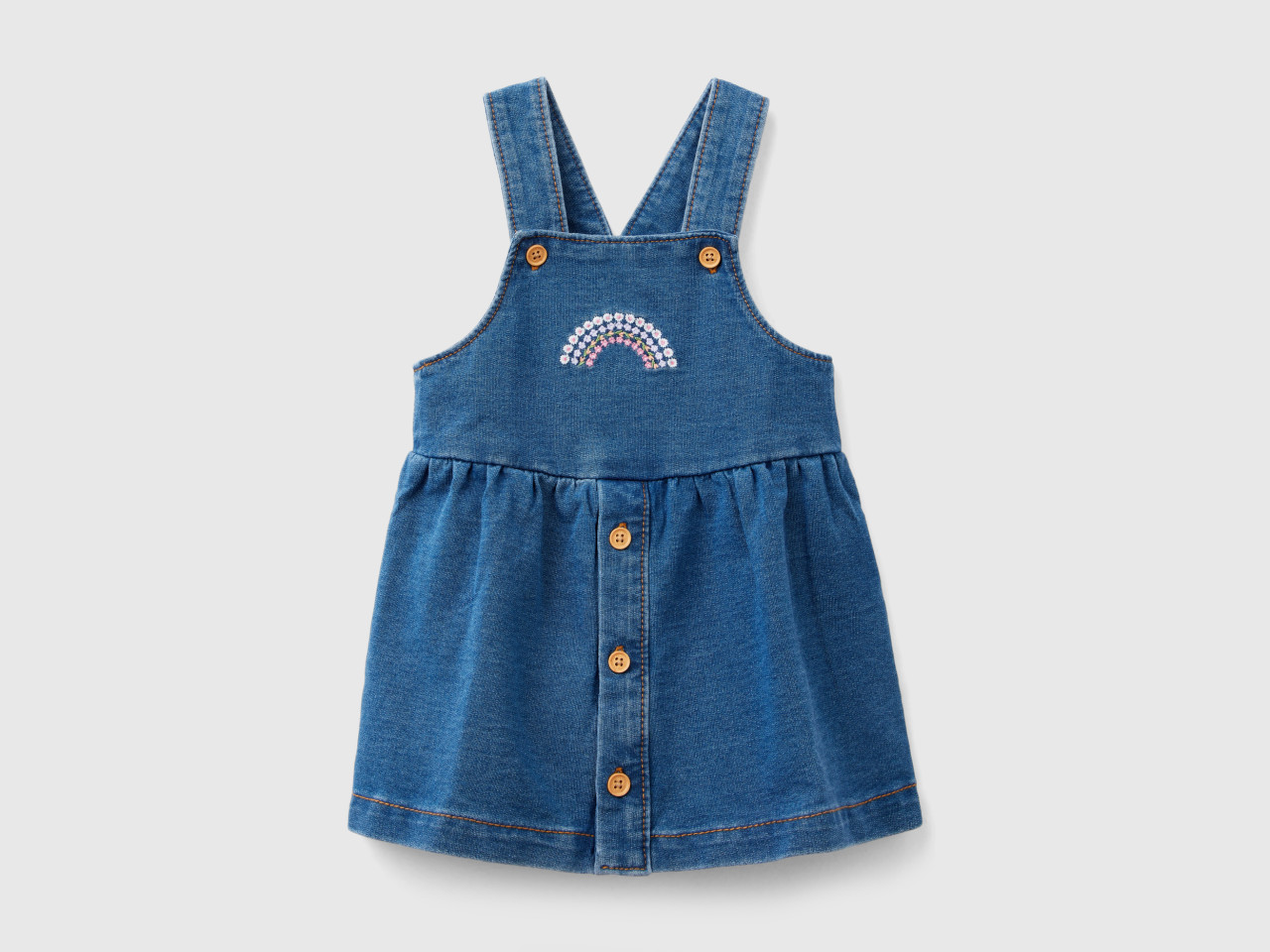 Benetton store salopette jeans